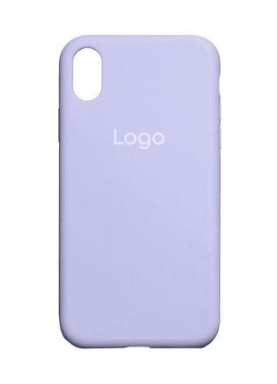 Чехол для iphone xr silicone case full size aa  цвет 73 plum