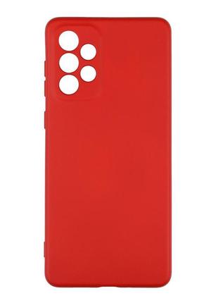 Чехол для samsung a73 5g full case tpu plus silicone touch no logo цвет 14 red