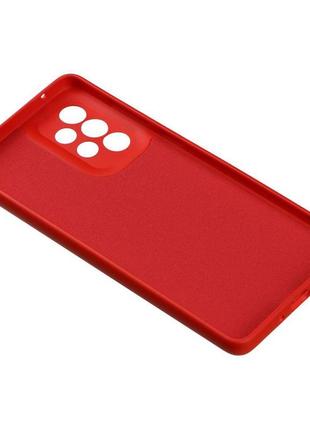 Чехол для samsung a73 5g full case tpu plus silicone touch no logo цвет 14 red8 фото