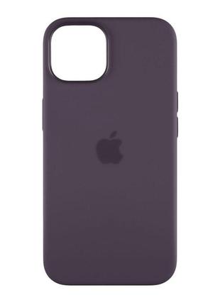 Чехол original silicone+magsafe для iphone 14 цвет 8, elderberry