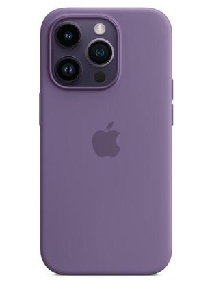 Чехол silicone case with magsafe для iphone 14 цвет 11.iris1 фото