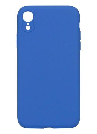 Чехол full frame camera protective для iphone xr цвет 03, royal blue