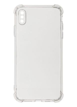 Чехол virgin armor silicone (2.0) для iphone xs max цвет прозрачный