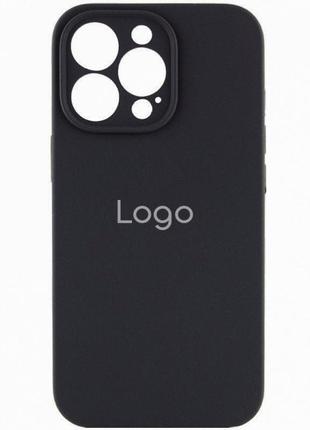 Чохол для iphone 15 pro silicone case full size with frame колір 15 dark grey