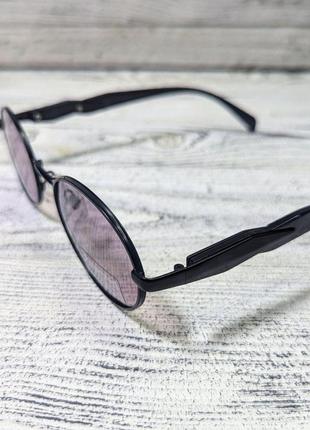 Солнцезащитные очки овальные, унисекс, поляризация,  в  металлической оправе (без бренда)3 фото