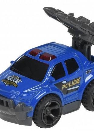 Машинка same toy mini metal гоночный внедорожник синий1 фото