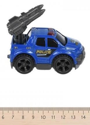 Машинка same toy mini metal гоночный внедорожник синий2 фото