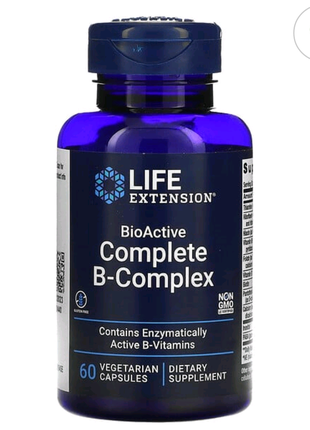 Life extensions полный комплекс биоактивных витаминов группы b
