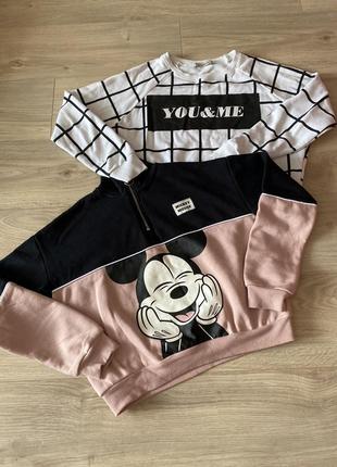 Світшоти zara, h&m на дівчинку