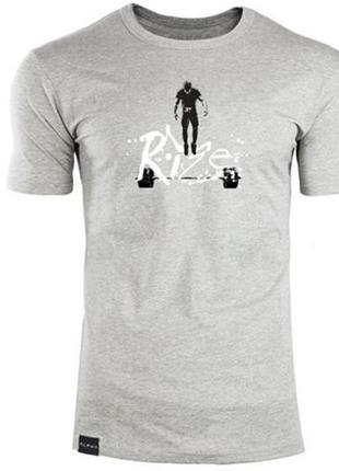 Футболка спортивная мужская мен l alpha серый