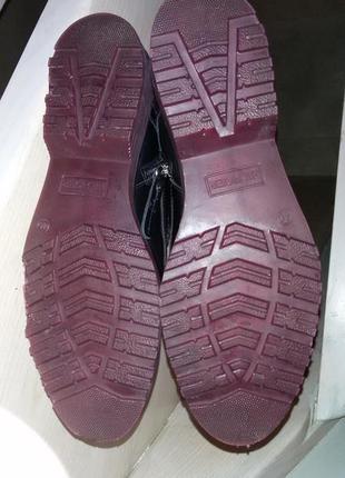 Кожаные ботинки tommy hilfiger.размер 39 (25.5 см).4 фото