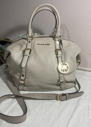 Большая сумка кожа натуральная! michael kors large bag2 фото