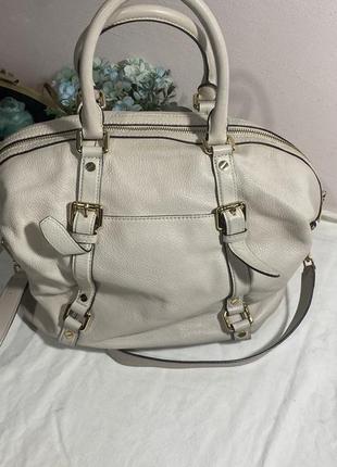 Большая сумка кожа натуральная! michael kors large bag4 фото