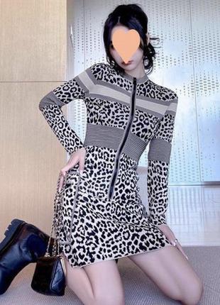 Платье леопардовое dior2 фото