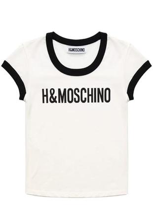 Футболка hm moschino жіноча