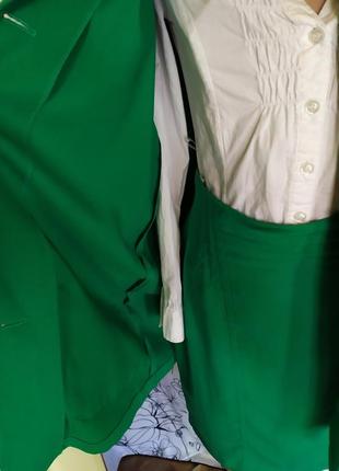 Костюм ,пиджак оверсайз,шикарного зелёного цвета2 фото