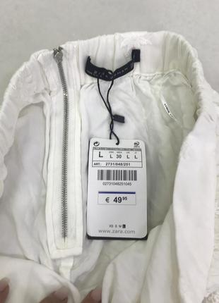 Кружевная белая юбка zara,  испания,рm, lоригинал2 фото