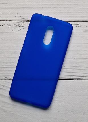 Чехол xiaomi redmi 5 для телефона силиконовый синий