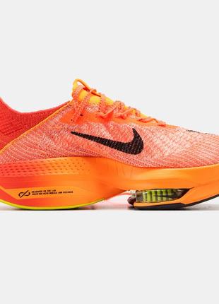 Кроссовки nike air zoomx alphafly orange4 фото