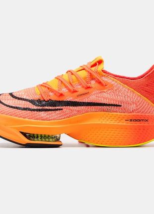 Кроссовки nike air zoomx alphafly orange3 фото