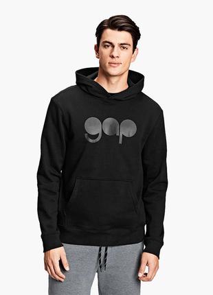 Худі gap logo hoodie true black  718809001 s