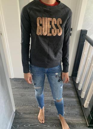 Сірий світшот guess