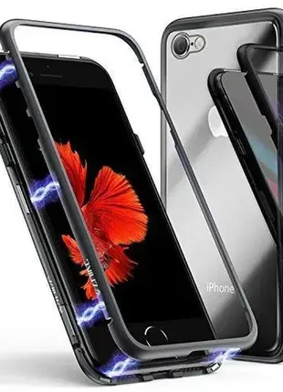 Magnetic case full glass 360 (магнитный чехол) для iphone 6 / 6s