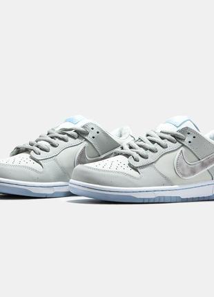 Кроссовки nike sb dunk low "white lobster"7 фото