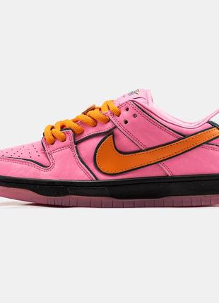 Кроссовки nike sb dunk low x powerpuff girls3 фото