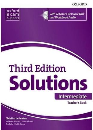 Книга для вчителя solutions third edition intermediate teacher's pack