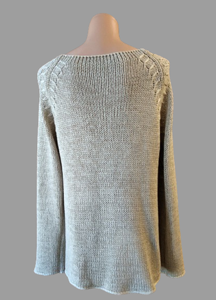 Красивый пуловер из ленточной пряжи. италия.2 фото