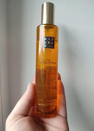 Спрей для тела и волос rituals mehr hair &amp; body mist 50 ml
rituals mehr hair &amp; body mist  50 мл