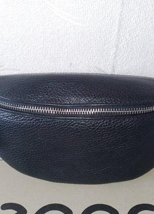 Genuine leather borse in pelle,сумка бананка кожанная новая