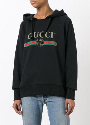 Худи свитшот толстовка zara gucci на флисе1 фото