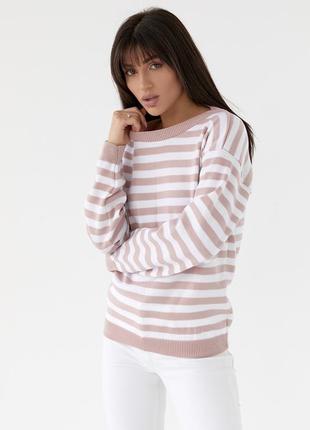 Вязаный женский свитер 218-555 ( цвет в ассортименте )1 фото