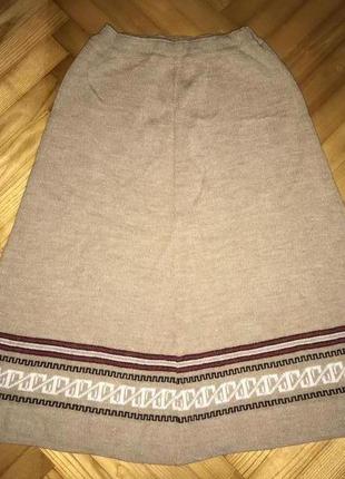 Micha-теплейшая полушерстяная миди юбка, дания! р.-36