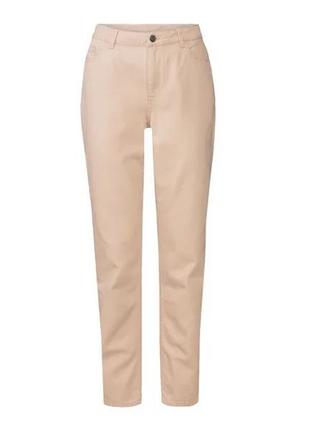 Женские джинсы mom fit, l 40 euro esmara, нижняя, бежевая