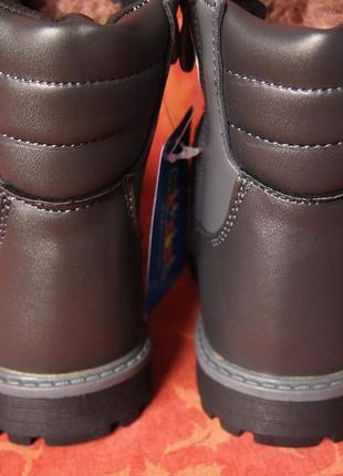 Размеры 27-29 (3-6 лет).  новые детские теплые ботинки-сапожки.6 фото
