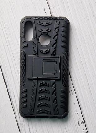 Чехол huawei p smart plus / nova 3i / ine-lx1 для телефона противоударный с подставкой