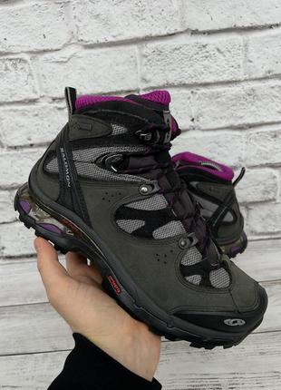 Ботинки salomon comet 3dроныx gore-tex кожа оригинал 39р.24.5см.2 фото