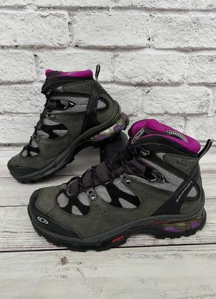 Ботинки salomon comet 3dроныx gore-tex кожа оригинал 39р.24.5см.5 фото