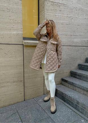 Стігана куртка-сорочка, найтренд цього сезону 🍂🤩2 фото