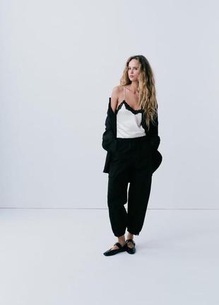 Облегающее боди атласное zara new