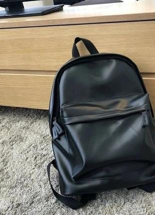 В наявності рюкзак чоловічий жіночий спортивний для ноутбука навчання в школу зручний чорний білий6 фото