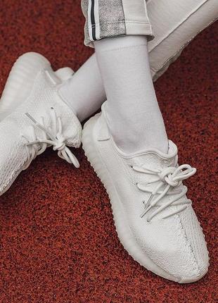 Adidas yeezy boost 350 white кроссовки адидас изи в белом цвете (36-45)
