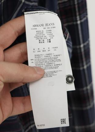 Чоловіча сорочка рубашка armani jeans / оригінал | м |10 фото