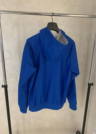 Вітровка adidas синя спортивна куртка3 фото