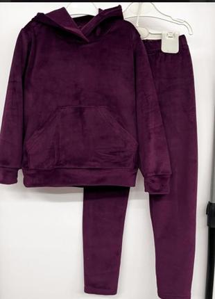 Костюм велюр-мех