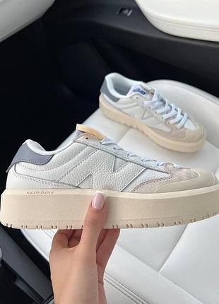 Кроссовки new balance ct302 white blue 2