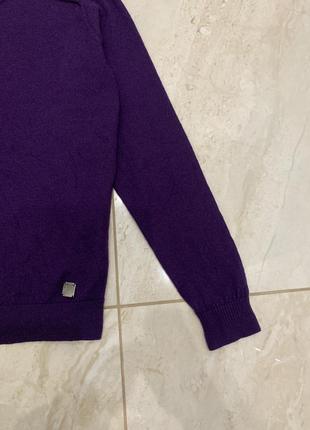 Свитер джемпер versace collection шерстяной фиолетовый2 фото